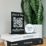 QR Sign | Acrylic qr sign | business sign | business logo | small business | payment sign | sale sign | market signage | venmo | PayPal