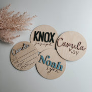 Hospital Name Announcement | Baby shower gift | Hospital plaque | Baby name sign | Name Announcement |  Baby Name Sign | Hello My Name Is