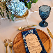 Personalized Wooden Menu | Wedding Menu | Birthday Menu | elevated party Decor | High end Party | Girls Night | Bachelorette | Dinner | menu