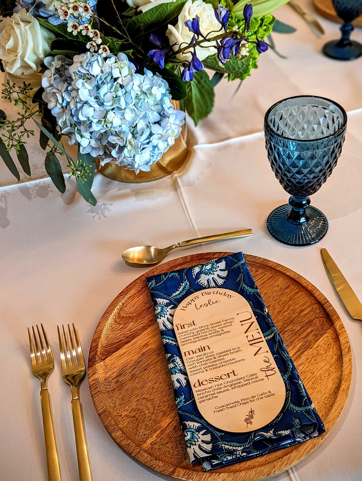 Personalized Wooden Menu | Wedding Menu | Birthday Menu | elevated party Decor | High end Party | Girls Night | Bachelorette | Dinner | menu