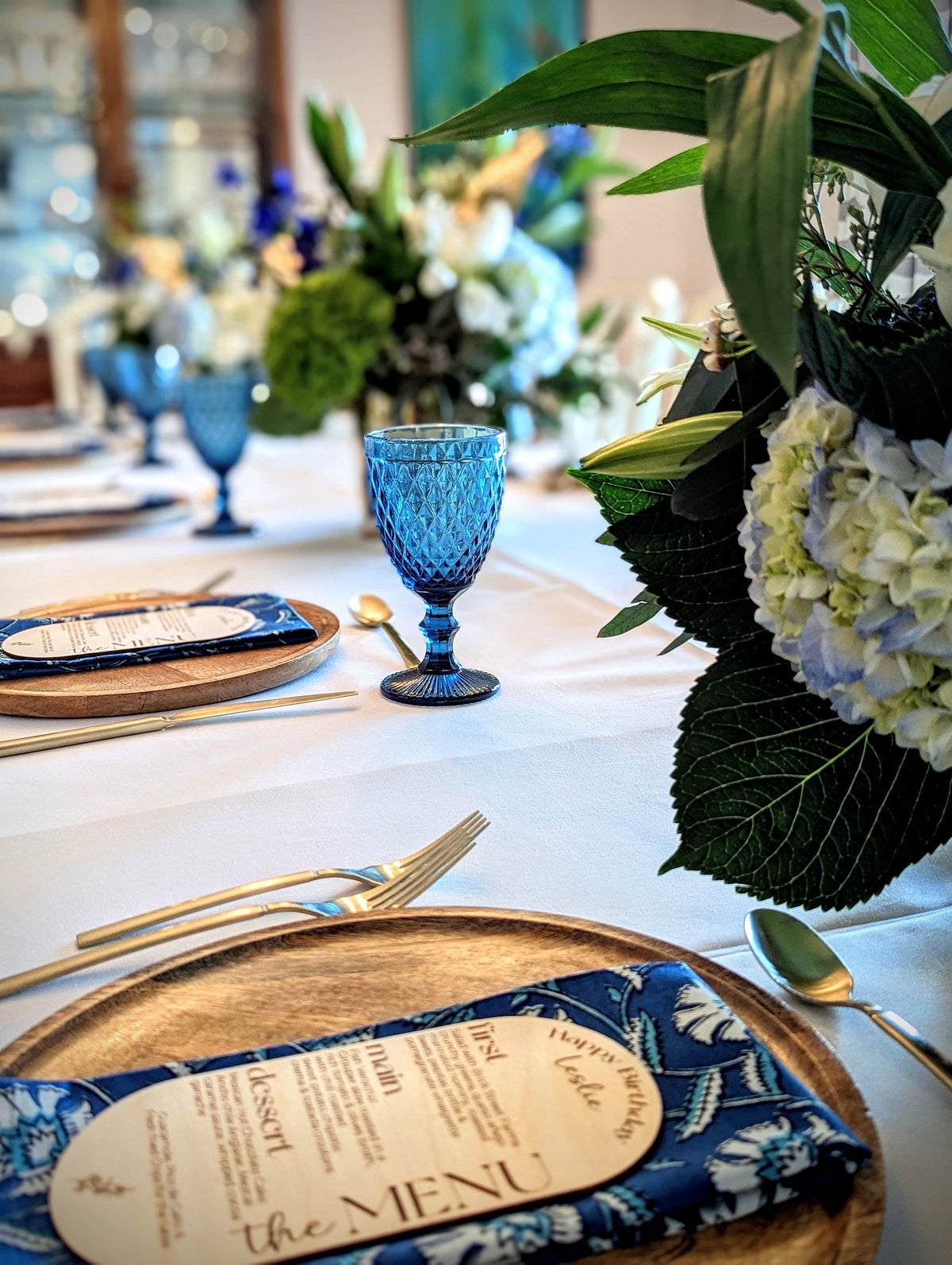 Personalized Wooden Menu | Wedding Menu | Birthday Menu | elevated party Decor | High end Party | Girls Night | Bachelorette | Dinner | menu