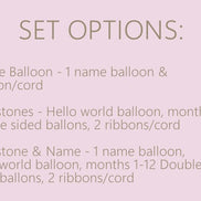 Balloon Milestone | Balloon Birth Announcement | Modern Milestones | Baby Shower gift | Boho Baby | Wooden Milestone | Newborn | Pregnancy