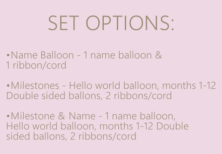 Balloon Milestone | Balloon Birth Announcement | Modern Milestones | Baby Shower gift | Boho Baby | Wooden Milestone | Newborn | Pregnancy