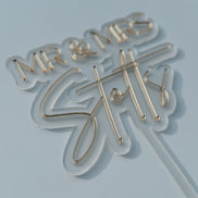 Modern Acrylic Cake Topper | Wedding Cake Topper | Acrylic Cake Topper | Boho Cake Topper | Retro | Minimalist | Wedding | Cake Decor | Cake