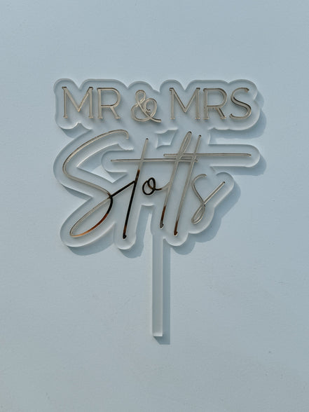 Modern Acrylic Cake Topper | Wedding Cake Topper | Acrylic Cake Topper | Boho Cake Topper | Retro | Minimalist | Wedding | Cake Decor | Cake