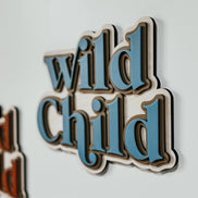Wild child play sign | Playroom Decor | Nursery Decor | Word Signs | Kids Decor | jungle decor | boys | rad play | Room | nursery