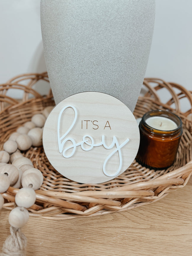Surprise gender birth | Birth Announcement | 2 sided Gender Reveal | Hospital Bag | Birth | Pregnancy Announcement | Photo Props | it's a