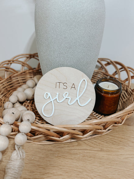 Surprise gender birth | Birth Announcement | 2 sided Gender Reveal | Hospital Bag | Birth | Pregnancy Announcement | Photo Props | it's a