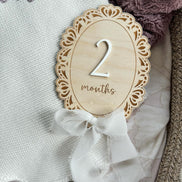 vintage inspired milestones | baby milstone | monthly milestone | personalized baby sign | Birth announcement | baby shower | new baby