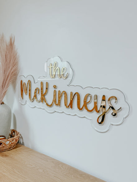 Custom wedding name sign | acrylic wedding sign | wedding backdrop name sign | business logo | bridal shower sign | custom last name sign