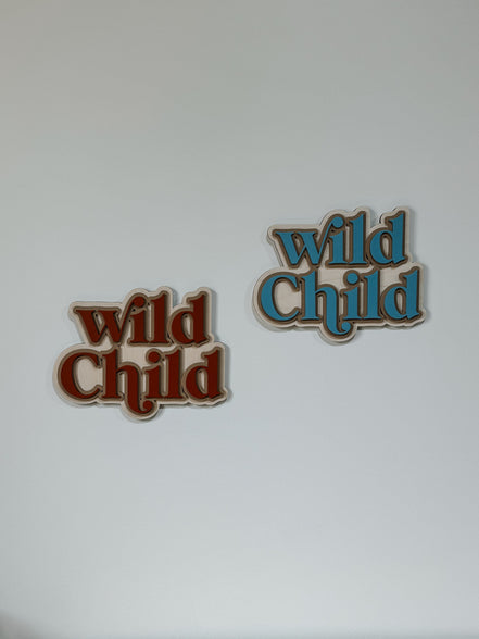 Wild child play sign | Playroom Decor | Nursery Decor | Word Signs | Kids Decor | jungle decor | boys | rad play | Room | nursery