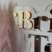 Bride to be Acrylic sign | Bridal shower sign | Bachelorette party sign | Acrylic wedding sign | Wedding sign | Acrylic decor | Backdrop