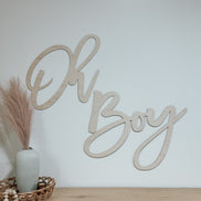 Oh Boy Backdrop | Oh boy cutout | Baby shower Prop | Henge Wall sign  | Backdrop | Oh baby Decor | Baby Shower back drop | Wood