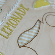 Flisat lemonade Insert | Flisat Insert | IKEA Table | Montessori | Educational Toy | Preschool | Homeschool | learning tools | lemon stand