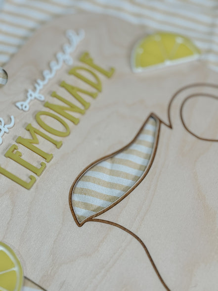 Flisat lemonade Insert | Flisat Insert | IKEA Table | Montessori | Educational Toy | Preschool | Homeschool | learning tools | lemon stand