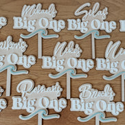 Big One birthday | Surf Birthday | First Birthday | Boys Birthday | Girls Birthday | Cake topper | Birthday Cake | Personalized Cake topper