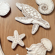 Stay wild my ocean child | wall decoration | Ocean | Ocean Nursery | Shell Decor | Playroom Signs | Waves | Whales | Sea Shells | Birthday