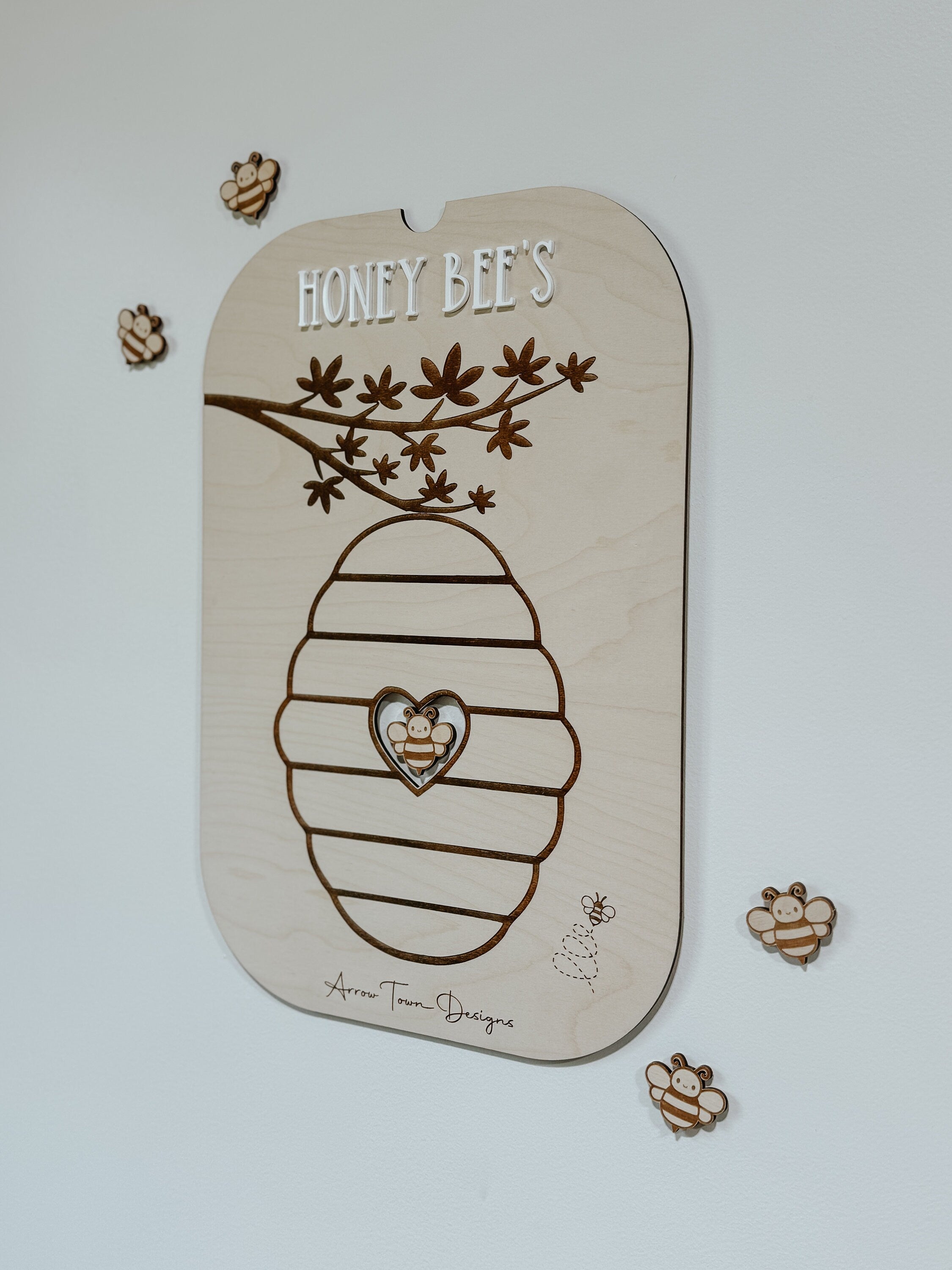 Flisat Honey Bee Insert | Flisat Insert | IKEA Table | Montessori | Educational Toy | Preschool | Homeschool | learning tools | Summer learn