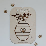 Flisat Honey Bee Insert | Flisat Insert | IKEA Table | Montessori | Educational Toy | Preschool | Homeschool | learning tools | Summer learn