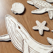 Stay wild my ocean child | wall decoration | Ocean | Ocean Nursery | Shell Decor | Playroom Signs | Waves | Whales | Sea Shells | Birthday
