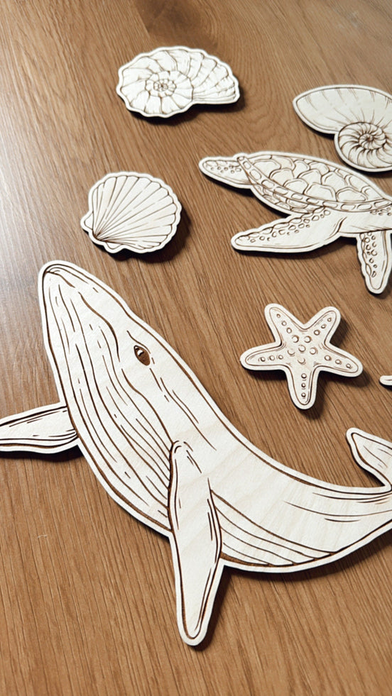 Stay wild my ocean child | wall decoration | Ocean | Ocean Nursery | Shell Decor | Playroom Signs | Waves | Whales | Sea Shells | Birthday