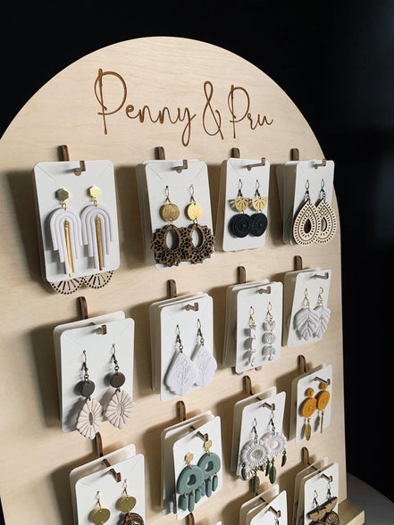 Earring Display Stand | Market Prop | Earring Holder | Earring Maker Supplies | Small Business | Jewlery Stand | Display | Jewlery Display