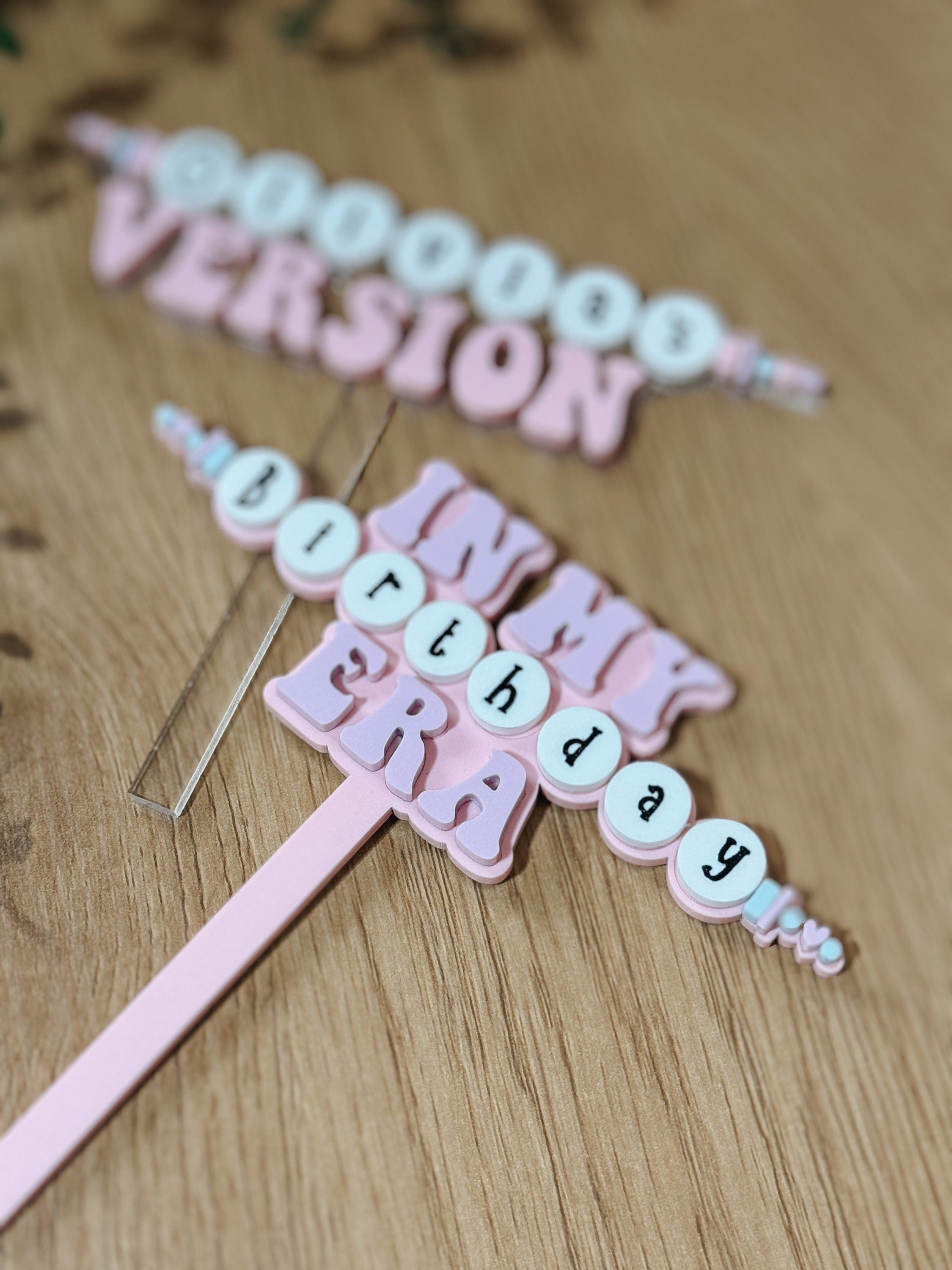 Taylor Swift inspired cake topper | Lover cake topper | Friendship bracelet | Taylor Swift birthday | eras | Bachelorette | Bride era