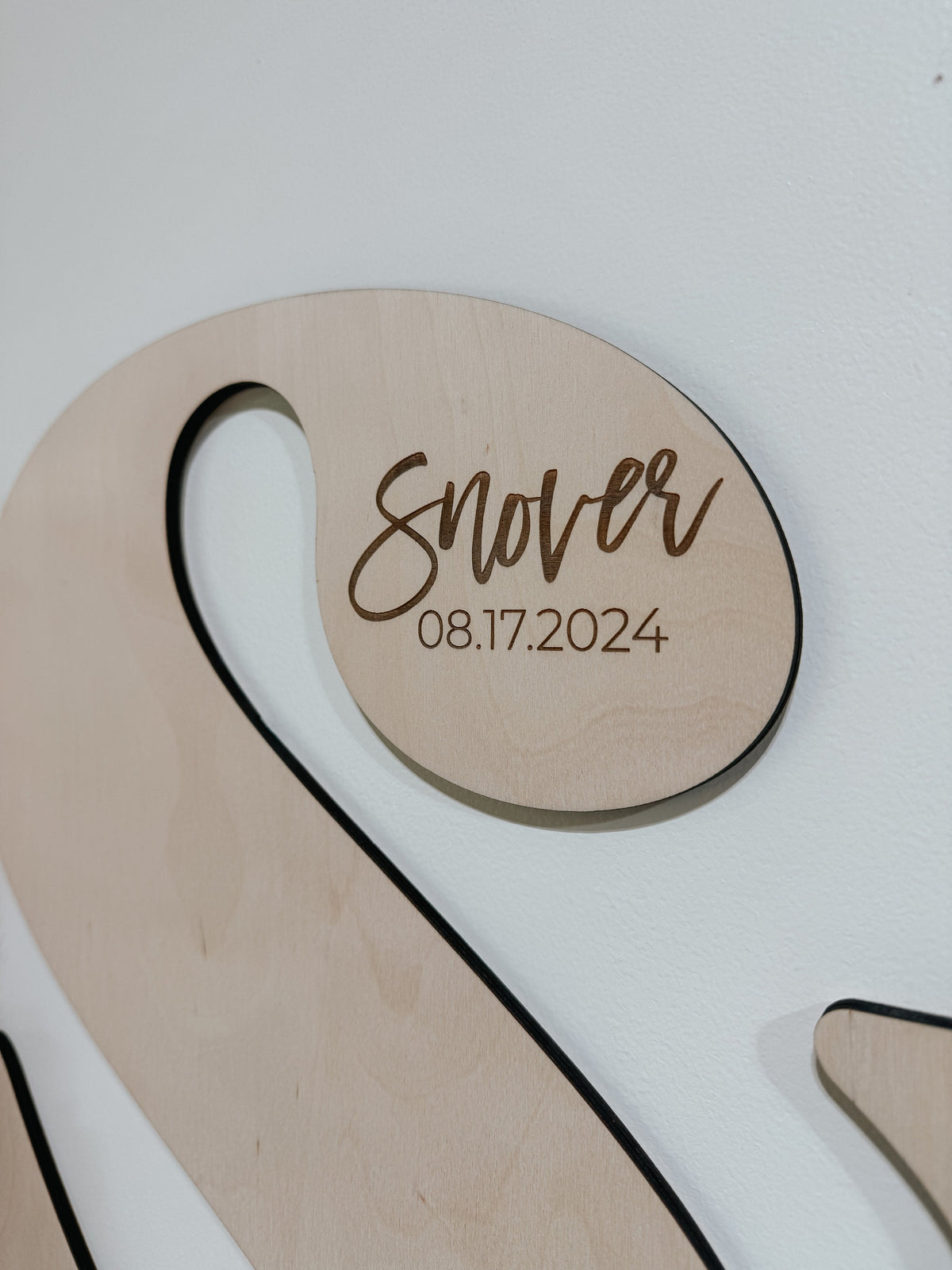 Wood Guest Book Initial |Personalized Wood Letter | Guest Book | Wedding Decor | Wedding Sign | Alternate Guest Book | Last Name Sign |