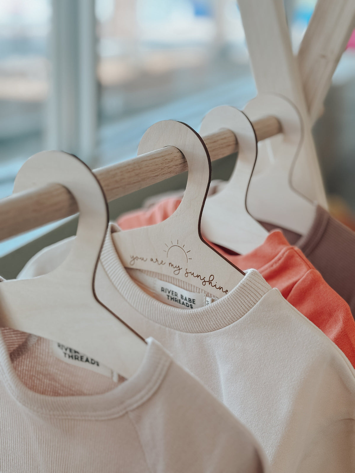 Personalized baby decor hangers | wood hangers |  Hangers for photography decor | Sunshine baby decor | You are my sunshine | Personalized