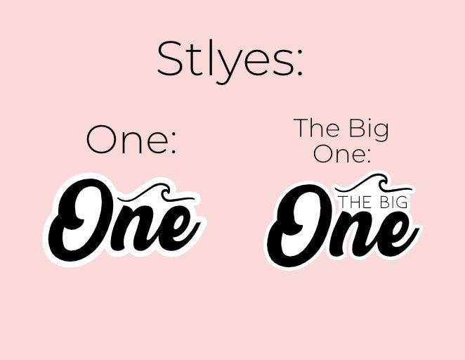 Big One birthday | Surf Birthday | First Birthday | Boys Birthday | Girls Birthday | Cake topper | Birthday Cake | Personalized Cake topper