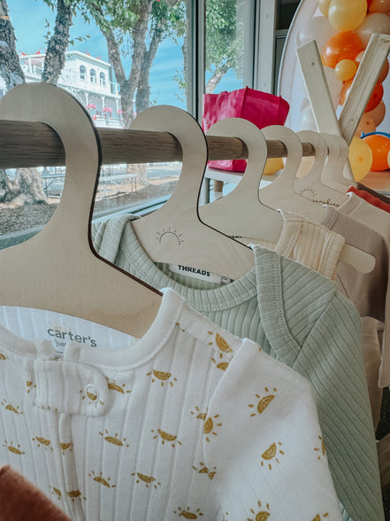 Personalized baby decor hangers | wood hangers |  Hangers for photography decor | Sunshine baby decor | You are my sunshine | Personalized
