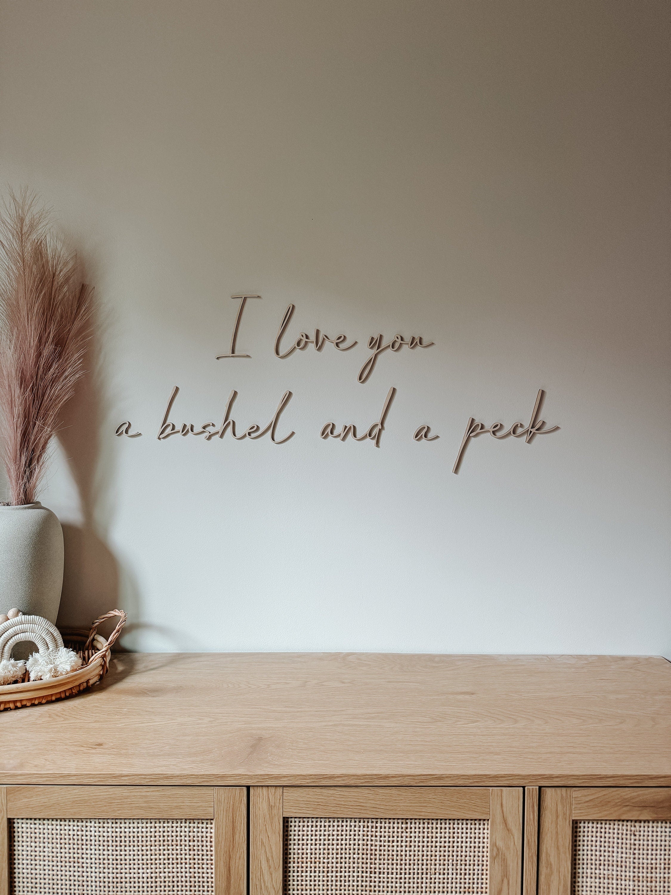 A bushel and a peck | Wall decal | 3D Wall Decal | Kids Bedroom Decor | Organization | Book shelf| Office Decor | Playroom Decor | Nursery