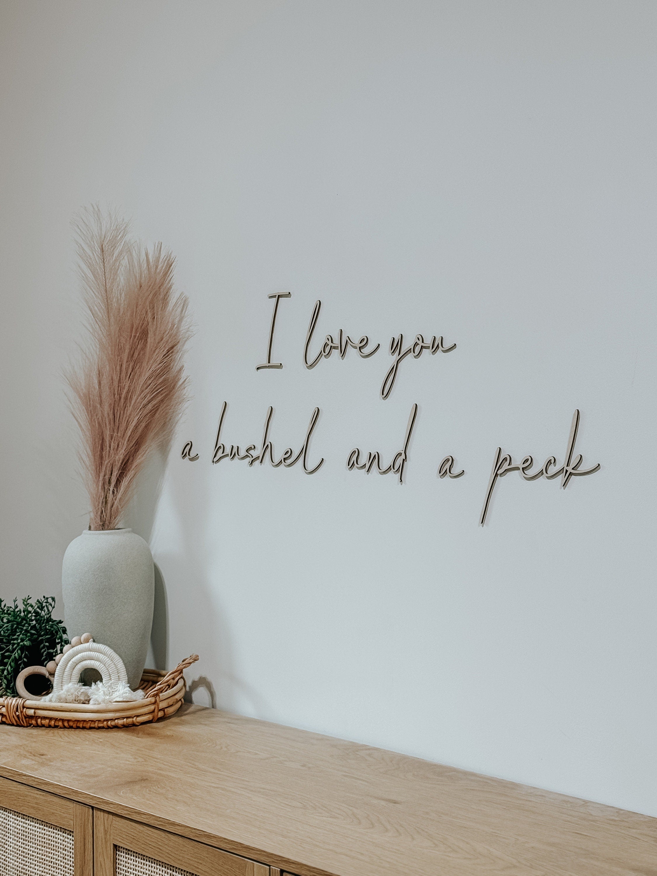 A bushel and a peck | Wall decal | 3D Wall Decal | Kids Bedroom Decor | Organization | Book shelf| Office Decor | Playroom Decor | Nursery