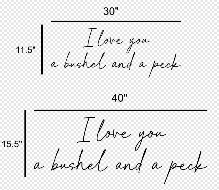 A bushel and a peck | Wall decal | 3D Wall Decal | Kids Bedroom Decor | Organization | Book shelf| Office Decor | Playroom Decor | Nursery