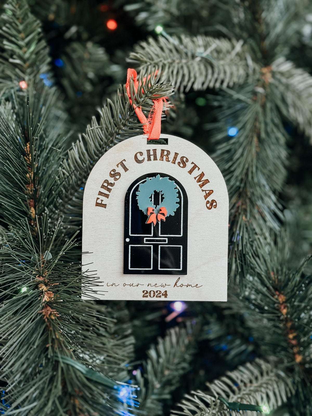 first home ornament | Christmas ornament | new home | our first home | keepsake | wedding gift | couple | Christmas decor