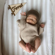 Flag Milestone | pennant Birth Announcement | Modern Milestones | Baby Shower gift | Boho Baby | Wooden Milestone | Newborn | Pregnancy