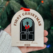 first home ornament | Christmas ornament | new home | our first home | keepsake | wedding gift | couple | Christmas decor