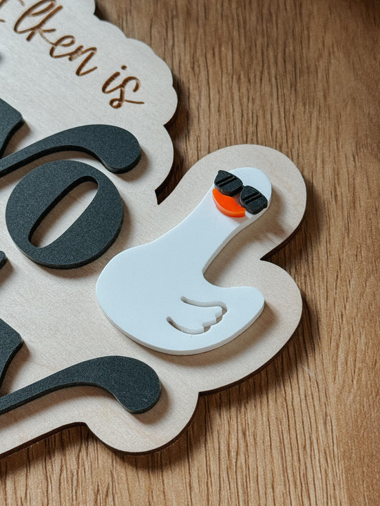 Two Silly Goose Birthday | Cake Topper | second | First Birthday Theme | Cake Decor | Party | Baby | Personalized | Custom | keepsake