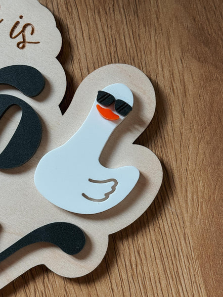 Two Silly Goose Birthday | Cake Topper | second | First Birthday Theme | Cake Decor | Party | Baby | Personalized | Custom | keepsake