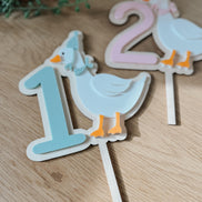 Silly Goose First Birthday | Cake Topper | One | First Birthday Theme | Cake Decor | Party | Baby | Personalized | Custom | keepsake