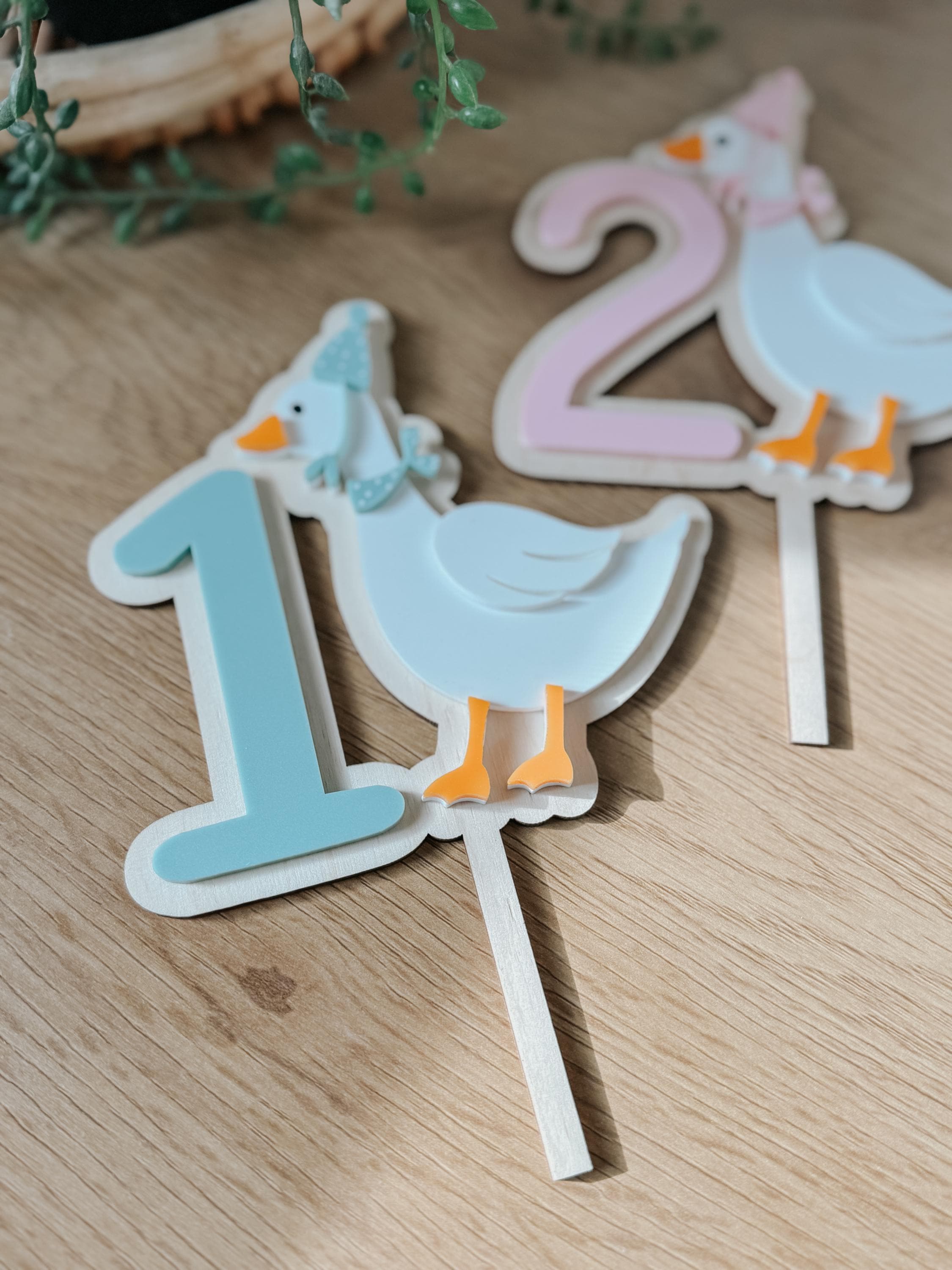 Silly Goose First Birthday | Cake Topper | One | First Birthday Theme | Cake Decor | Party | Baby | Personalized | Custom | keepsake