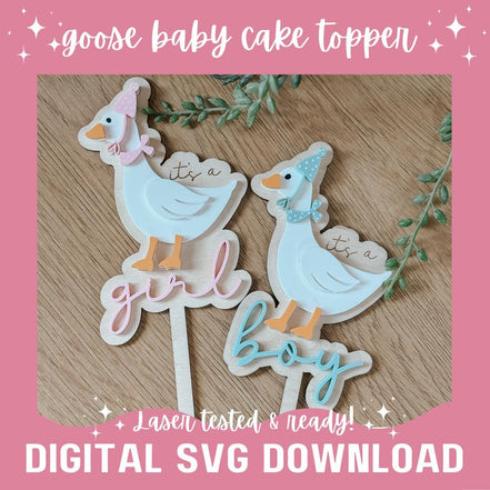 Baby Silly Cake Topper SVG | Laser File | Gloforge | Cake Topper | Glowforge File | Glowforge Svg | Laser Cut File | Tested | Small Business
