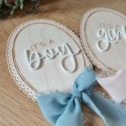 Girl boy birth announcement | Birth Announcement | vintage Gender Reveal | Hospital Bag | Birth | Pregnancy Announcement | Photo Props |