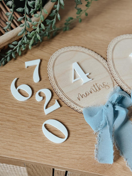 vintage inspired milestones | baby milestone | monthly milestone | personalized baby sign | Birth announcement | baby shower | new baby lace