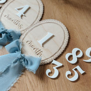 vintage inspired milestones | baby milestone | monthly milestone | personalized baby sign | Birth announcement | baby shower | new baby lace