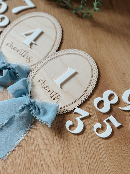 vintage inspired milestones | baby milestone | monthly milestone | personalized baby sign | Birth announcement | baby shower | new baby lace
