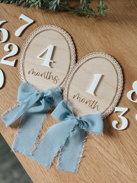 vintage inspired milestones | baby milestone | monthly milestone | personalized baby sign | Birth announcement | baby shower | new baby lace
