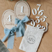 vintage inspired milestones | baby milestone | monthly milestone | personalized baby sign | Birth announcement | baby shower | new baby lace