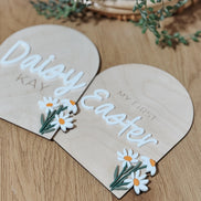 Newborn Name Announcement | Baby Name Announcement | Wooden Name arch | Milestone Disc | Pregnancy Announcement | Name Announcement Plaque