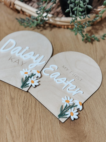Newborn Name Announcement | Baby Name Announcement | Wooden Name arch | Milestone Disc | Pregnancy Announcement | Name Announcement Plaque